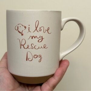 Petshop “I love my rescue dog” mug